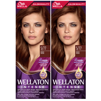 Wellaton Krem Koloryzujący Gorzka Czekolada 5/77 x2