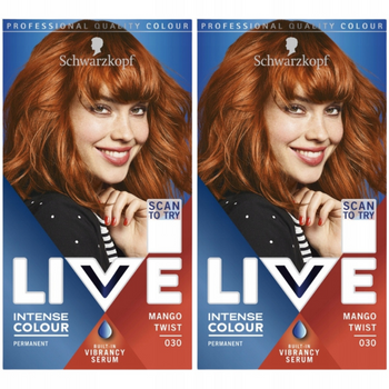 Live Farba do Włosów Mango Twist 030 2 szt.