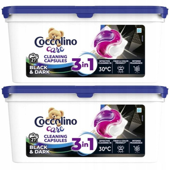 Coccolino Care Kapsułki do Prania Czarnego 27szt x2