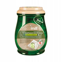ECOMILL kapsułki do prania uniwersalne z ekstraktem zielonej herbaty 70szt