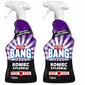 Cillit Bang Płyny do Usuwania Pleśni Black 2x750ml