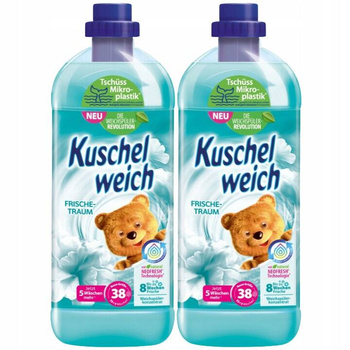 Kuschelweich Frischetraum Płyn do Płukania 1L 38pr x2