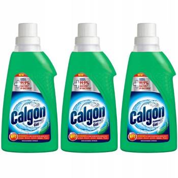 Calgon Hygiene Plus Żel Odkamieniacz Pralki 3x750ml