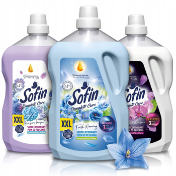 Sofin Płyn do Płukania MIX Zestaw 2,5L x3