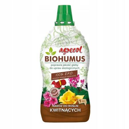 Agrecol Biohumus Eko Nawóz Organiczny do Roślin Kwitnących 1l