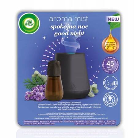 Air Wick Essential Mist Róża Komplet Odświeżacz