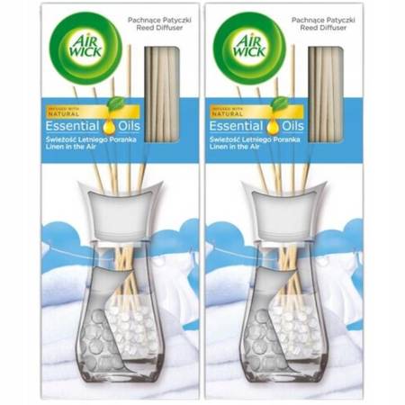 Air Wick Patyczki Zapachowe Letni Poranek 30ml x2