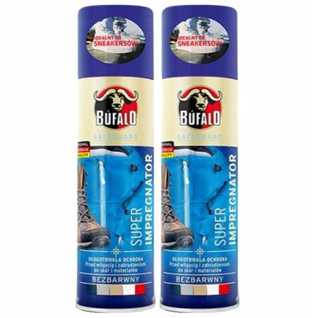 Bufalo Impregnat Ochrona Przed Wilgocią i Brudem do Odzieży i Obuwia 2x250 ml