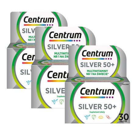 Centrum Silver 50+ Tabletki dla Seniora 30szt x3