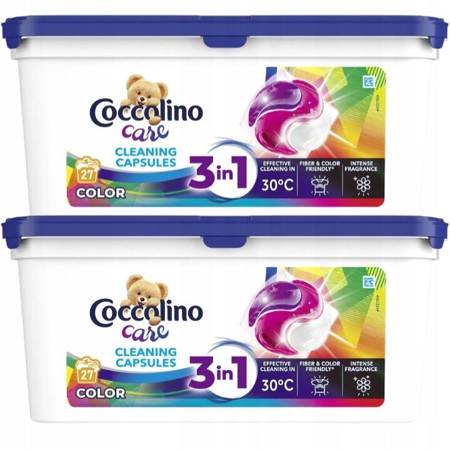 Coccolino Care Kapsułki do Prania Kolor 3w1 27szt x2