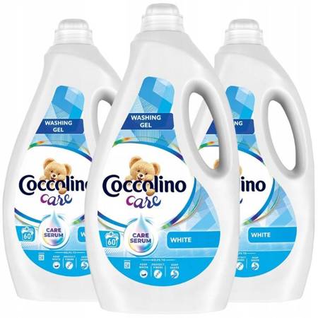 Coccolino Care Żel do Prania Białego 2,4L 60prań x3