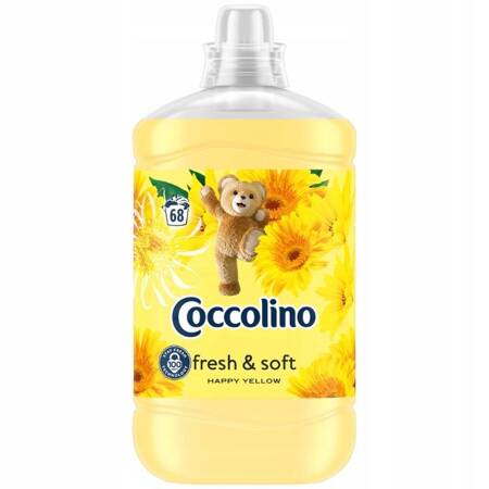 Coccolino Happy Yellow Płyn do Płukania Tkanin Fresh & Soft 1,7L 68 prań