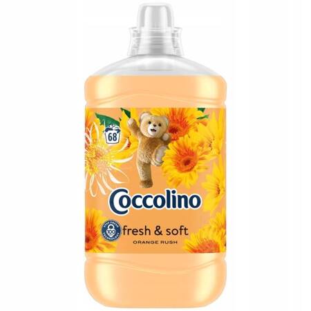 Coccolino Orange Rush Płyn do Płukania Tkanin Fresh & Soft 1,7L 68 prań