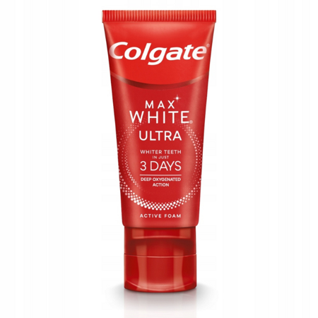 Colgate Max White Ultra Active Foam Wybielająca Pasta do Mycia Zębów 50ml