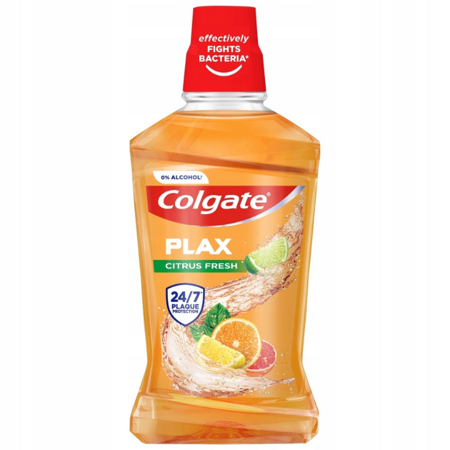 Colgate Plax Citrus Fresh Płyn do Płukania Jamy Ustnej 500 ml