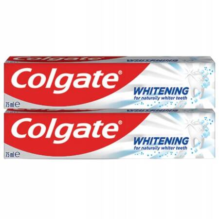 Colgate Whitening Wybielająca Pasta do Mycia Zębów 2x75 ml