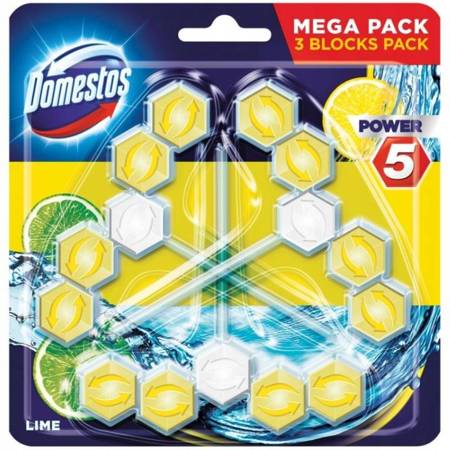 Domestos Power 5 Kostka Toaletowa Lime 6x55g