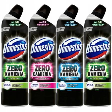 Domestos Zero Kamienia Żel do Wc 4x750ml