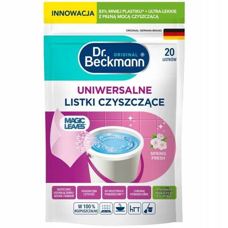 Dr Beckmann Uniwersalne Chusteczki Listki do Czyszczenia Spring 20 szt.