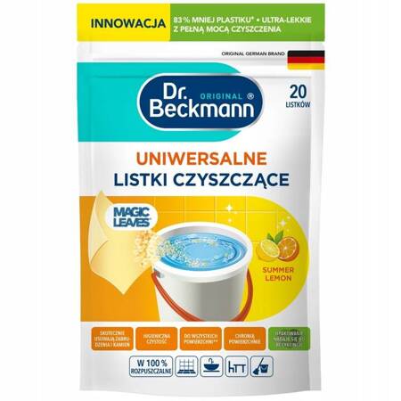 Dr Beckmann Uniwersalne Chusteczki Listki do Czyszczenia Summer 20 szt.