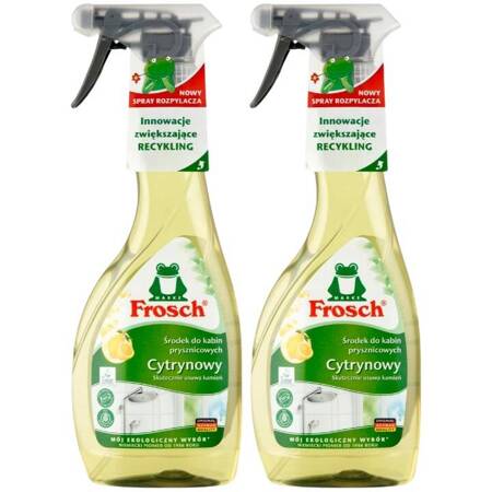 Frosch Cytrynowy Płyn do Kabin Prysznicowych 2x500ml