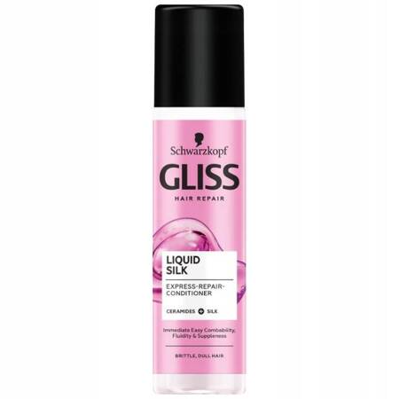 Gliss Kur Liquid Silk Ekspresowa Odżywka do Włosów 200 ml