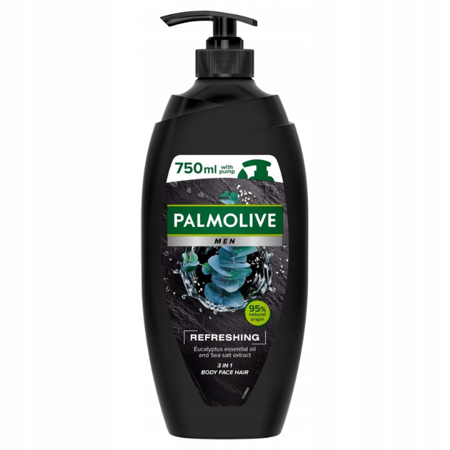 Palmolive Men Refreshing Żel pod Prysznic 3w1 750 ml