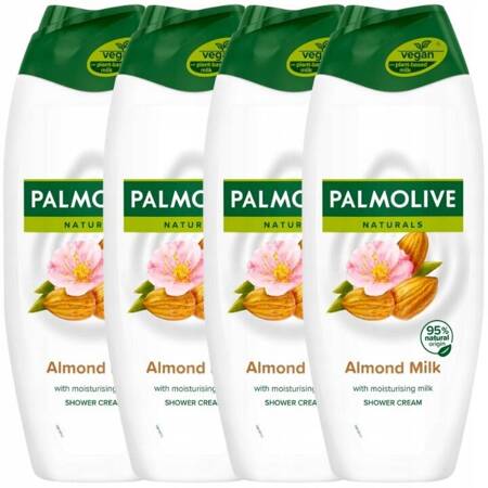 Palmolive Naturals Almond & Milk Żel pod Prysznic 4x500ml