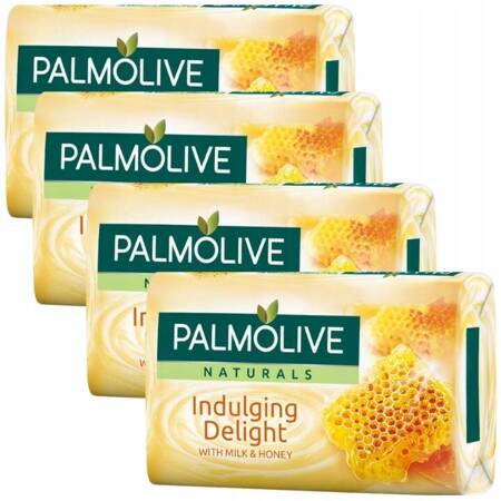 Palmolive Naturals Indulging Delight Milk & Honey Mydło w Kostce 4x90g