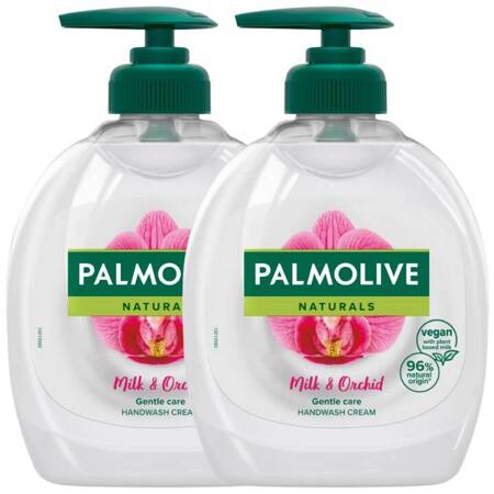 Palmolive Naturals Milk & Orchid Mydło w Płynie do Mycia Rąk 2x300ml