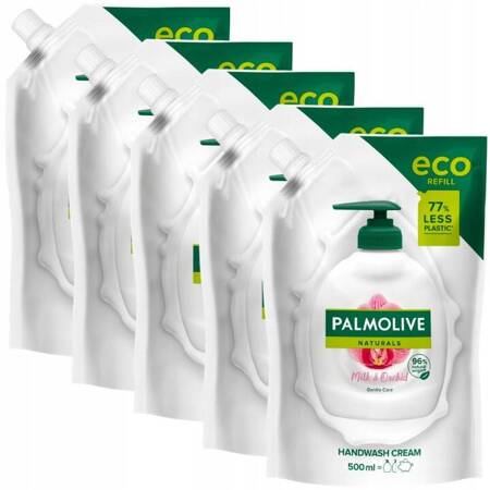 Palmolive Naturals Milk & Orchid Mydło w Płynie do Mycia Rąk 5x500ml