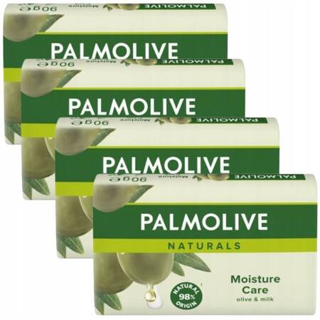 Palmolive Naturals Moisture Care Aloes i Oliwka Mydło w Kostce 4x90g