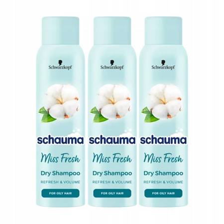 Schauma Miss Fresh Suchy Szampon 150ml x3