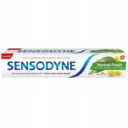 Sensodyne Herbal Fresh Ziołowa Pasta do Zębów 75ml