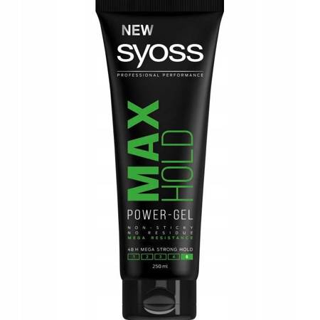 Syoss Max Hold Żel do Włosów Mocne Utrwalenie 250ml