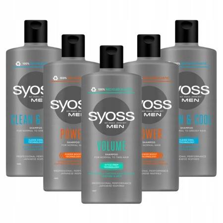 Syoss Men Szampon Clean Power Volume Control