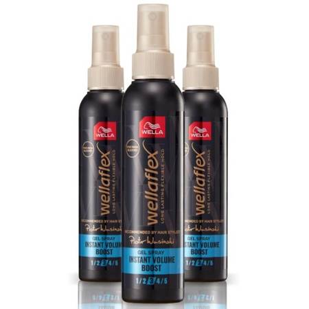 Wellaflex Instant Volume Boost Lekki Żel Spray 150 x3