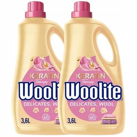 Woolite Płyn do Prania Delicate 2x3,6L (120 prań)