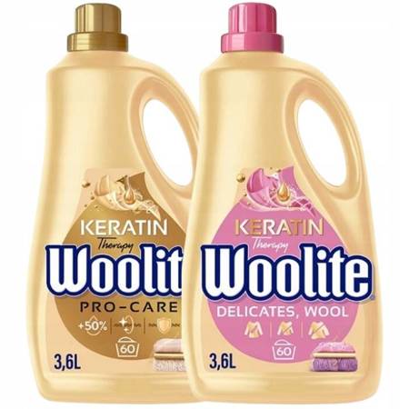 Woolite Pro Care Delicate Płyn do Prania 2x3,6l